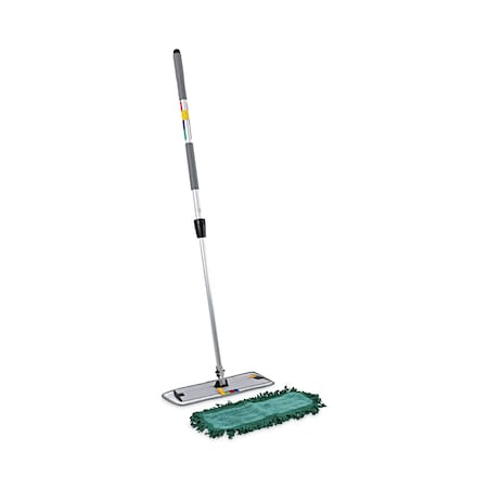 Boardwalk 35 in-60 in L Mops, Blue/Green, Microfiber BWKMFKIT
